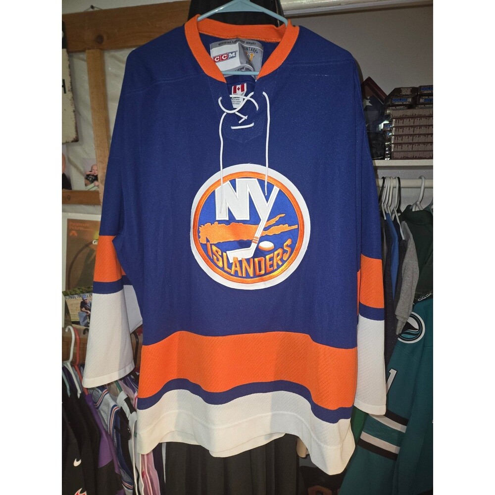 Vintage New York Islanders Jersey Mens XL  CCM Stitched Made in Canada NWOT